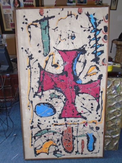 Framed Oil Painting by Andrea Bonora.