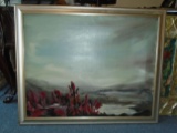 Framed Oil painting. Hand signed by the artist Lorenzo Di Cristina