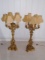 Pair of Electrified Candelabras