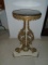 Granite Sidetable with Brass Accents