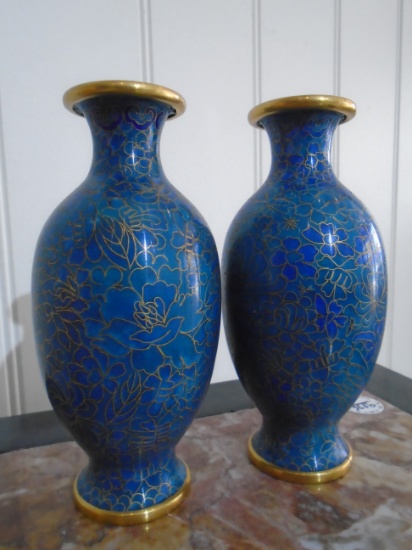 Pair of Clousinee Vases