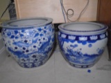 Pair Hand-painted Bowls