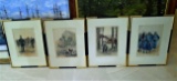 Lot of 4 Edouard Detaille Prints