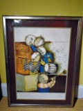 Framed Lithograph Signed and Numbered