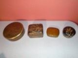 4pc Small Jewelry Box Lot