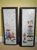 Pair of Framed Mossaics