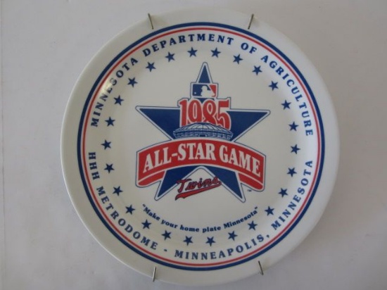 1985 MINNESOTA TWINS All Star Game Limited Edition Plastic Collector's Plate
