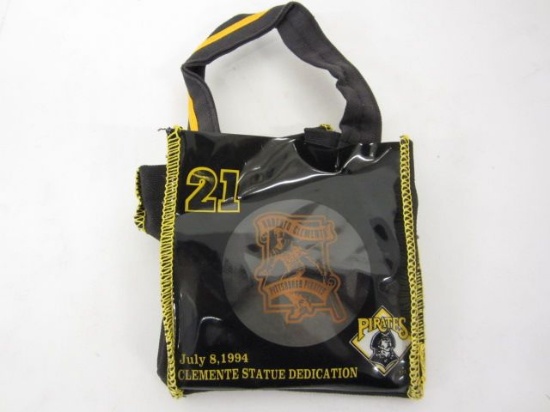 PITTSBURGH PIRATES Roberto Clemente Statue Dedication 1994 Commemorative Souvenir Stadium Bag