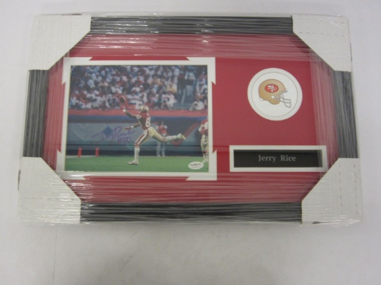 Jerry Rice San Francisco 49ers Hand Signed Autographed Framed & Matted 8x10 Photo Certified CoA