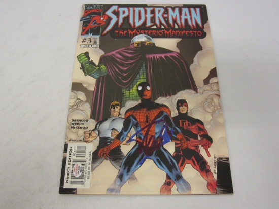 Stan Lee Hand Signed Autographed Spiderman Comic Book Certified CoA