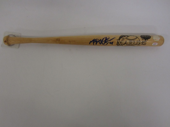 Miguel Cabrera Florida Marlins Hand Signed Autographed 2003 World Series Baseball Mini Bat Certified