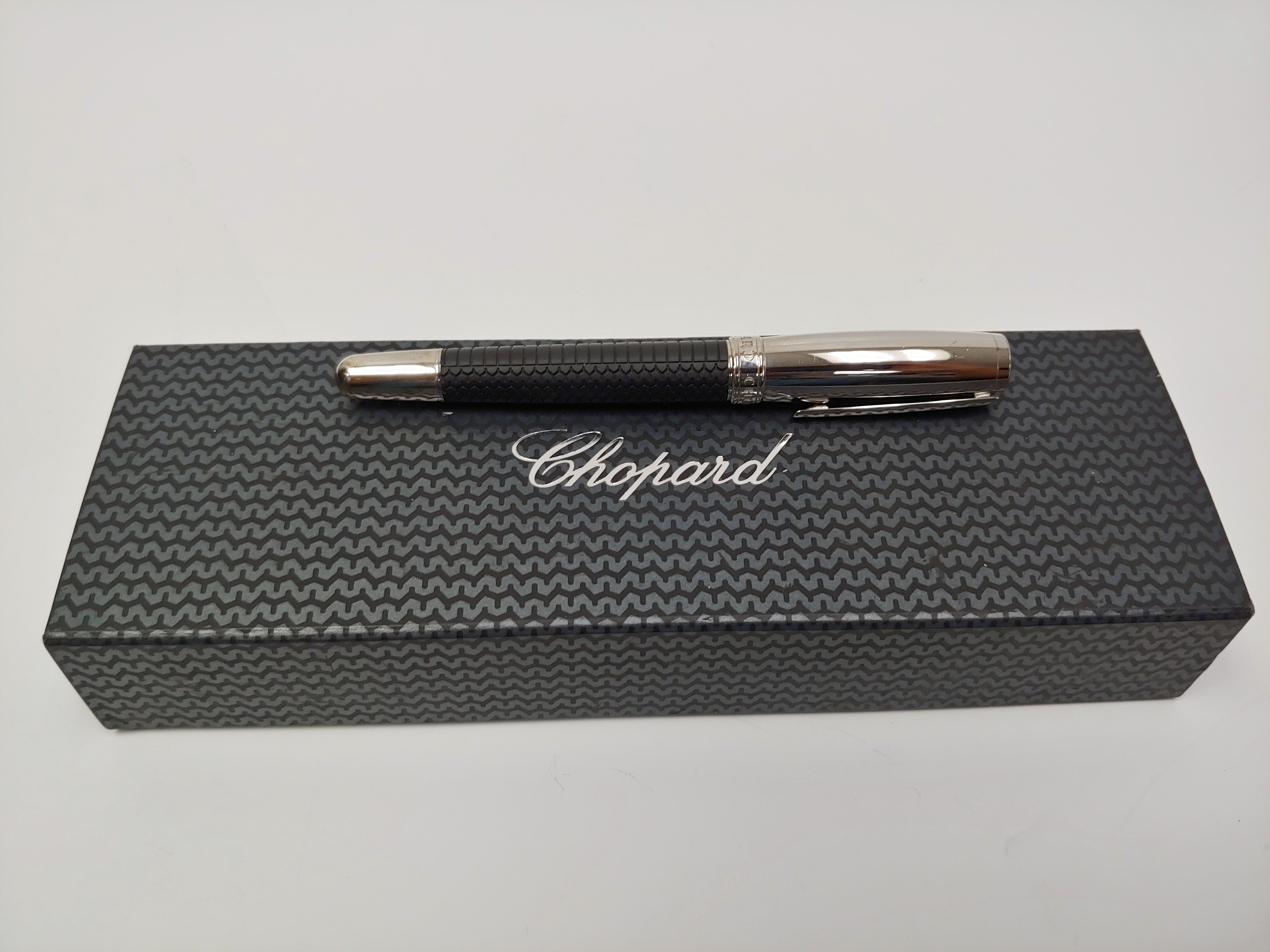 Chopard Racing RollerBall Black Rubber Paladium Proxibid