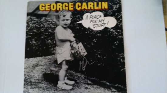 GEORGE CARLIN SIGNED LP JSA COA