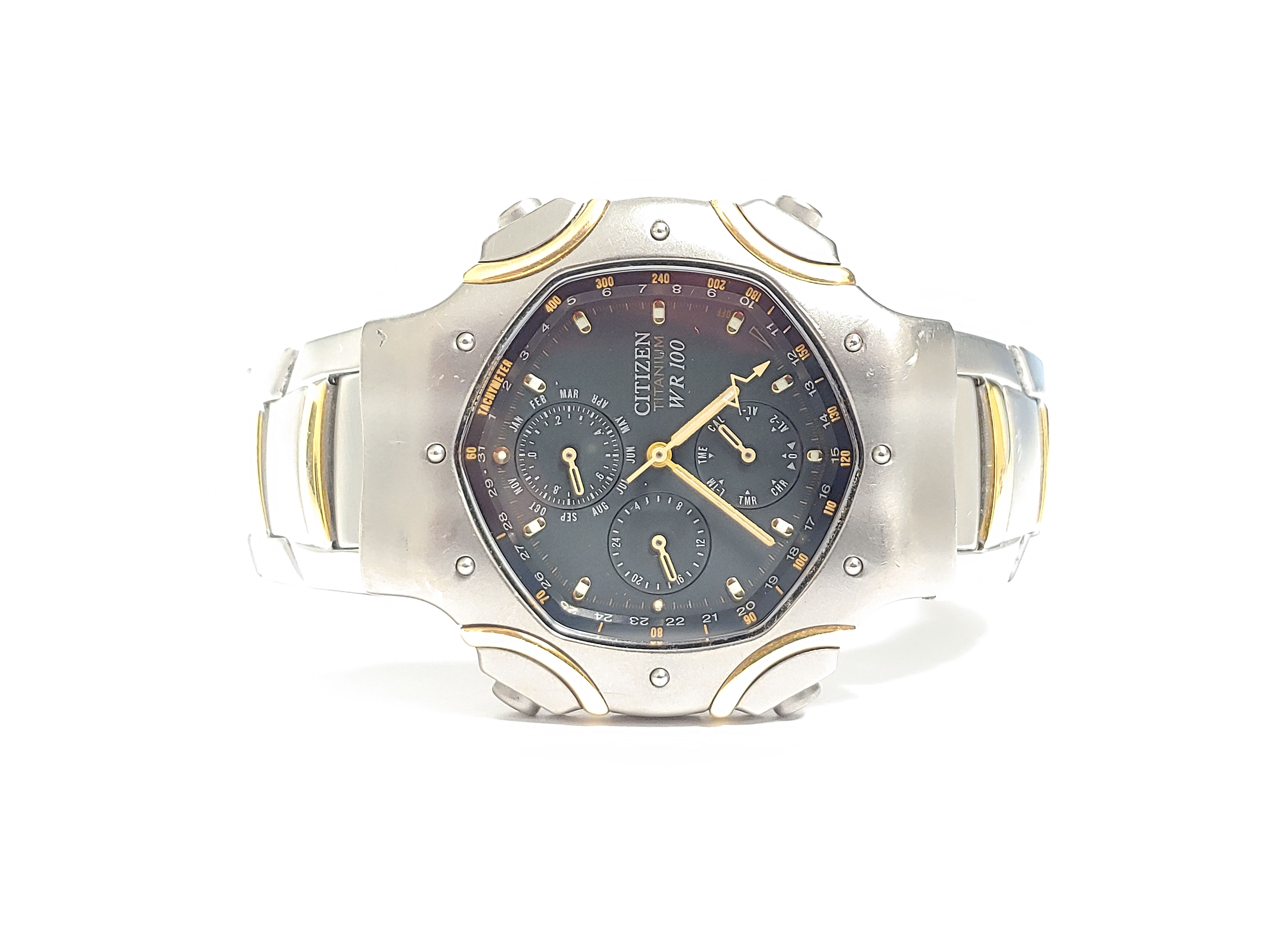 Citizen Alarm Chronograph Citizen Titanium Chronograph Wr100