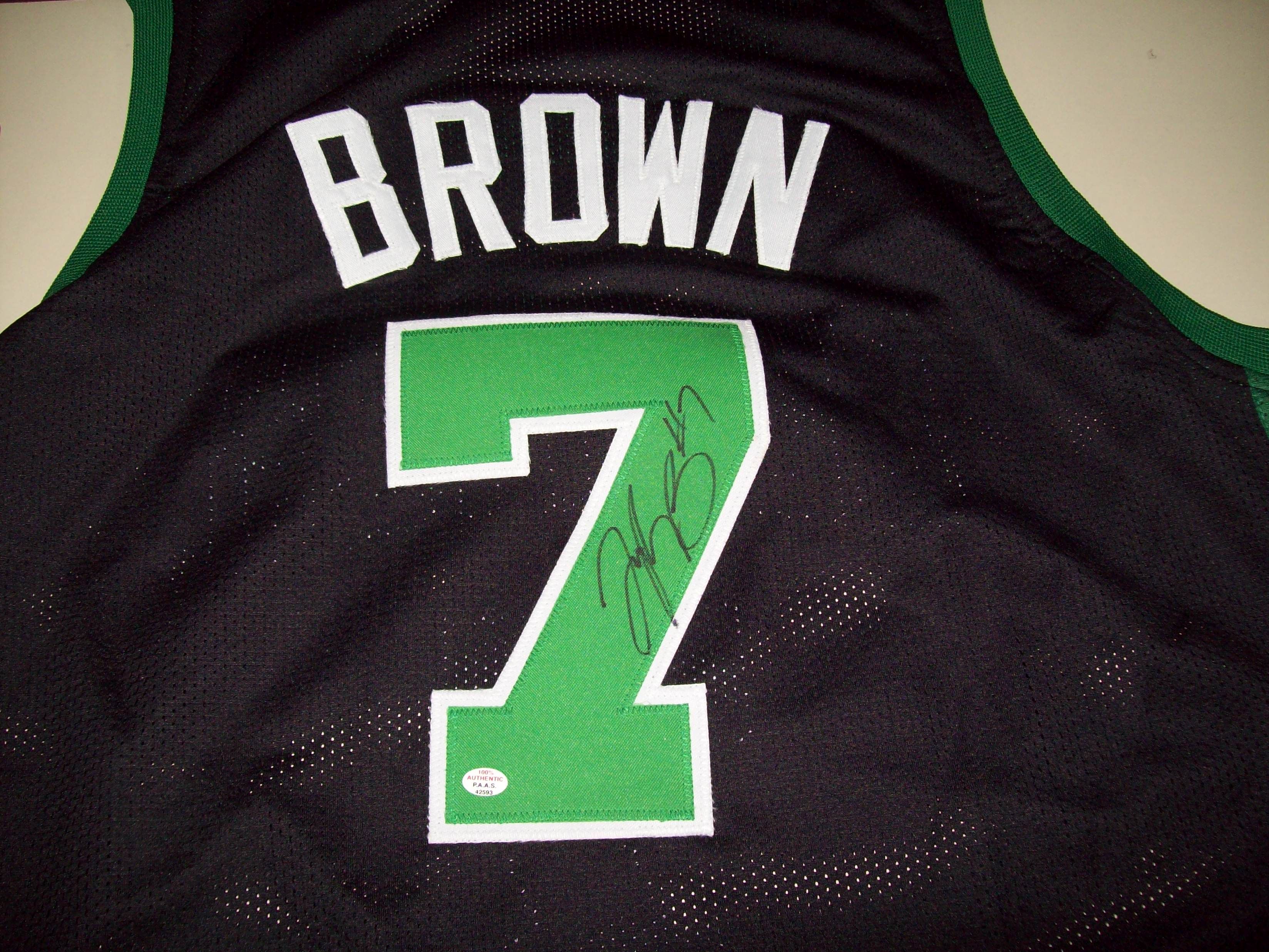 jaylen brown autographed jersey
