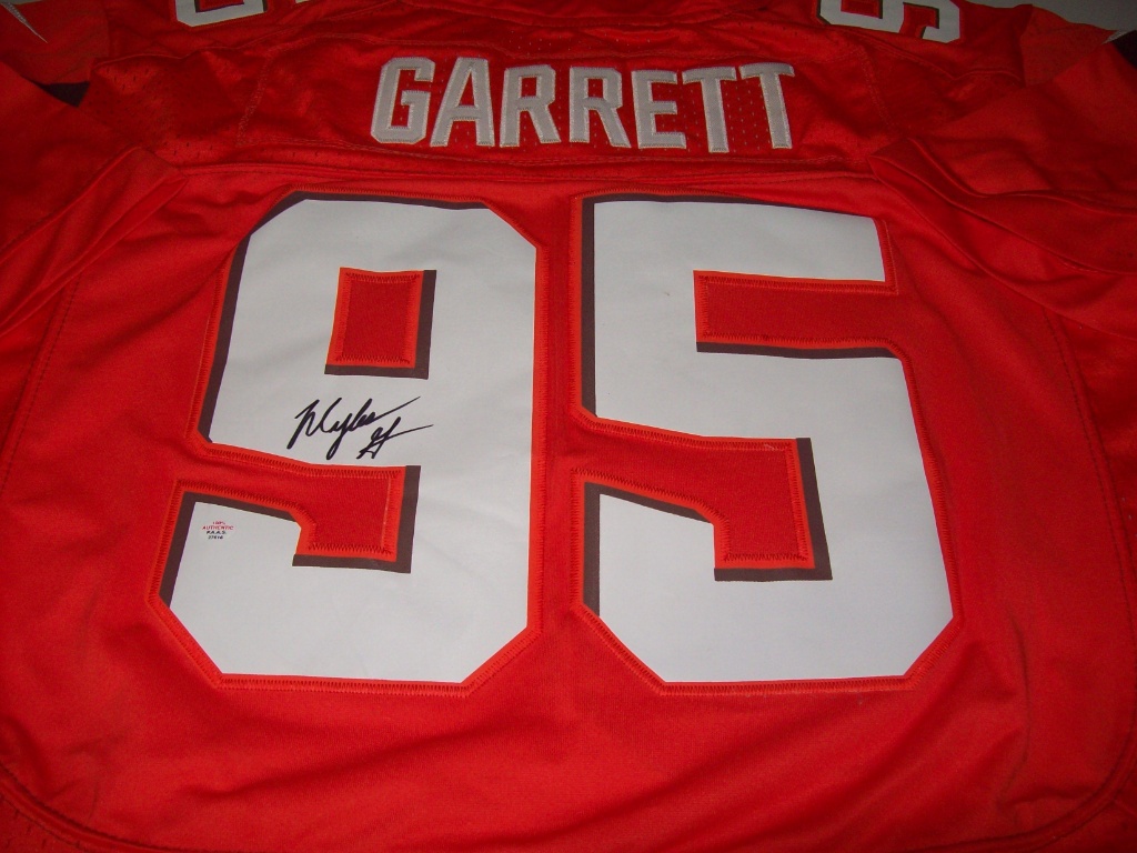 myles garrett signed jersey