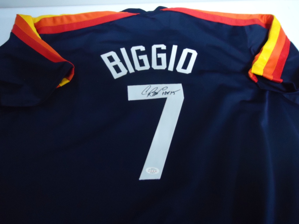 craig biggio autographed jersey