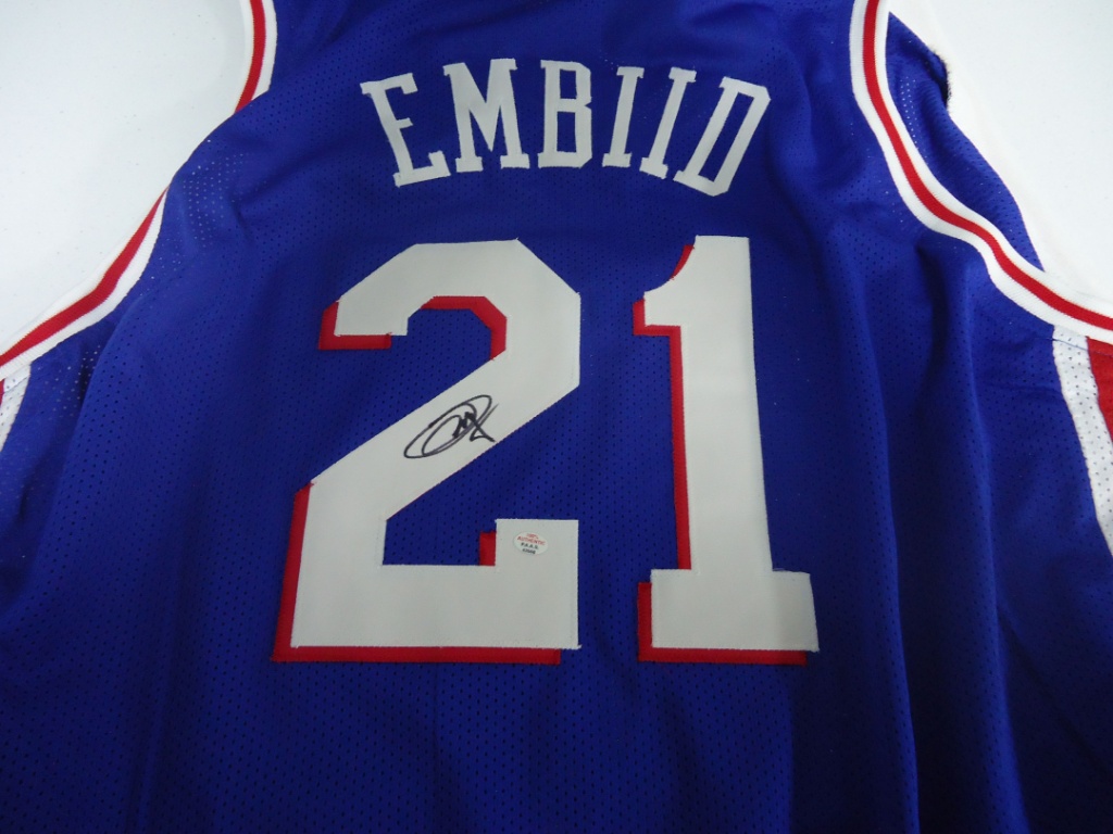 Joel Embiid Philadelphia 76ers Signed 