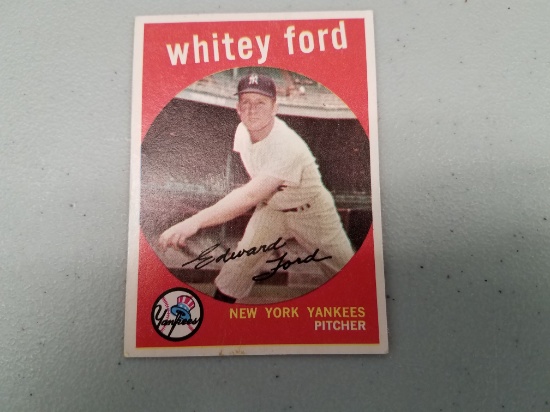 1959 TOPPS WHITEY FORD VINTAGE CARD