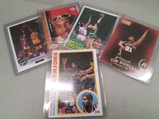 ASSORTED BASKETBALL STAR ROOKIES  PARRISH MCHALE DUCAN+++