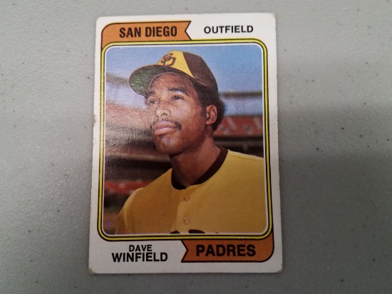 1974 DAVE WINFIELD TOPPS ROOKIE CARD