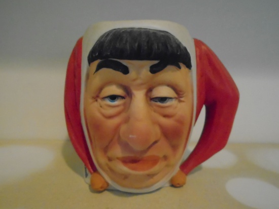 Norman Rockwell vintage mug of a court jester