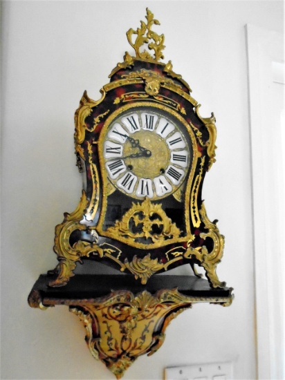 Mantel Clock & matching sconce.