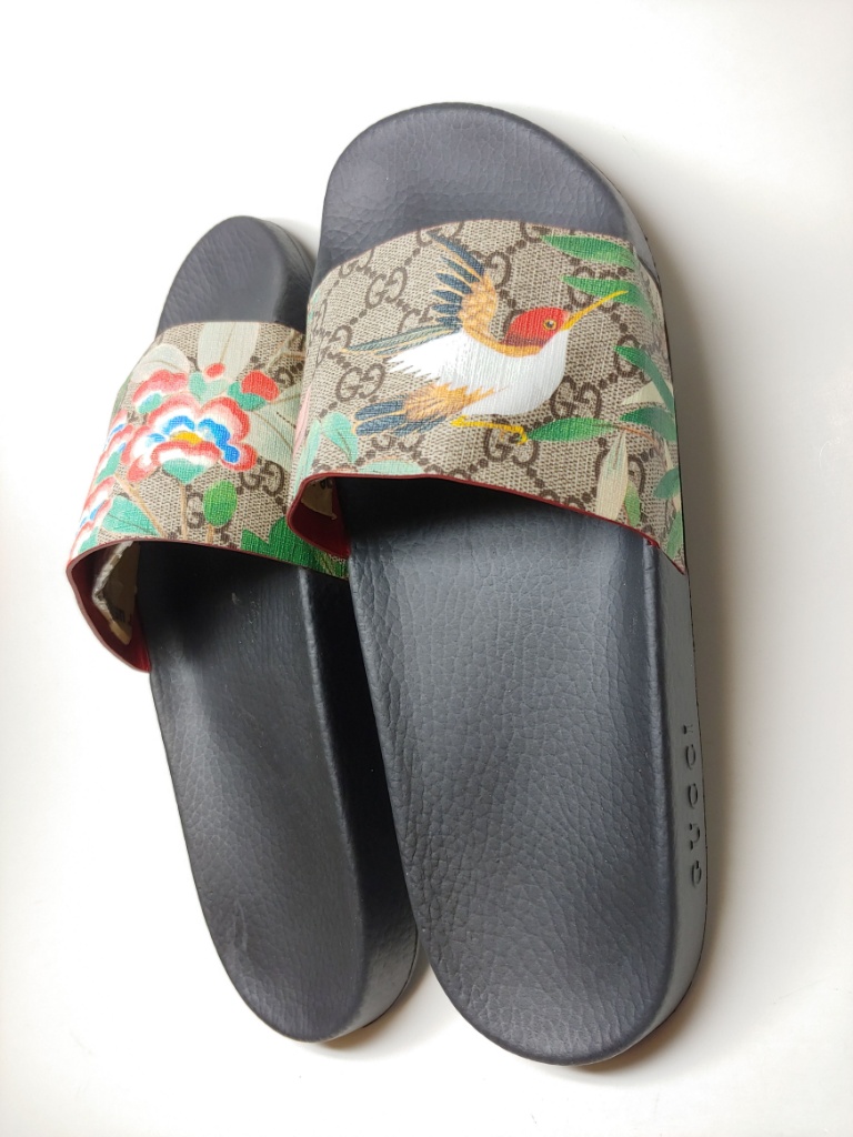gucci tian slides womens