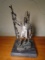 Triumphant Mato Tope / Four Bears Indian Mixed Media / Bronze Sculpture