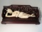 Carved and etched hippo ivory Sculpture of 