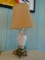 Porcelain Vase Table Lamp with shade.