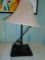 Arrow & Feather Table Lamp with shade.