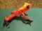 Juliet Orange and yellow frog Bronze Sculpture