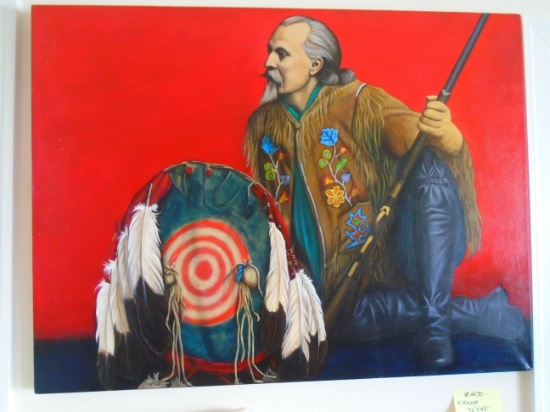 Buffalo Bill Cody Acrylic on canvas
