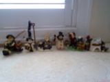 Set of 6 Boyds Collection Figurines & Candle Holder.