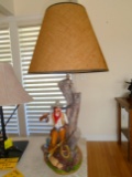 Cowboy Table Lamp with shade.