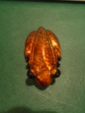 Gumdrop Metallic rust frog Bronze Sculpture