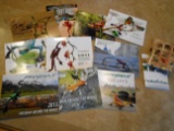 Set of 13 Frogman Collector's Edition Calenders