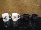 Set of 4 Tim Cotterill Collectible Mugs all Hand singed by the artist.