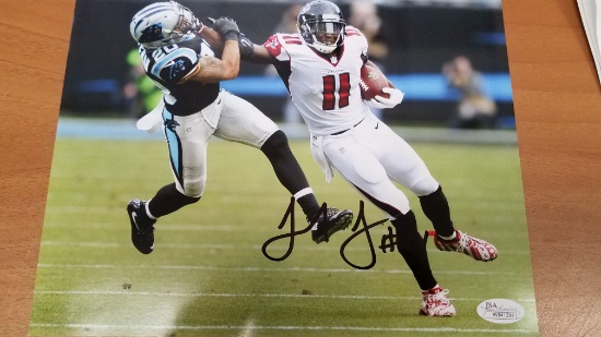 JULIO JONES SIGNED PHOTO JSA COA AUTHENTICATED