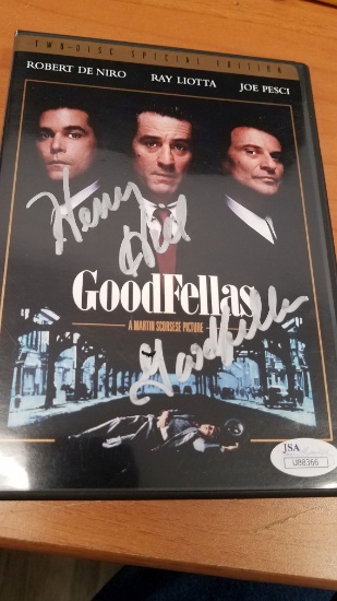 HENRY HILL GOODFELLAS SIGNED DVD JSA COA