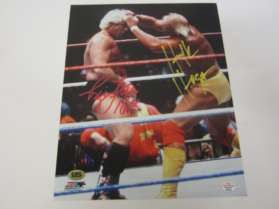 Ric Flair & Hulk Hogan Signed Autographed 8x10 Photo Certified CoA