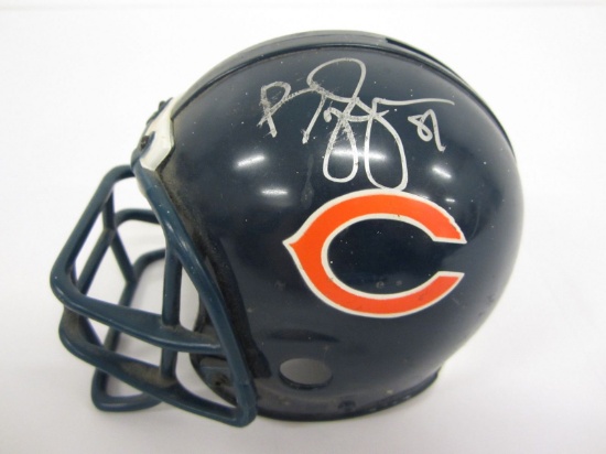 Bobby Engram & Shane Matthews Chicago Bears Signed Autographed Mini Football Helmet Certified CoA