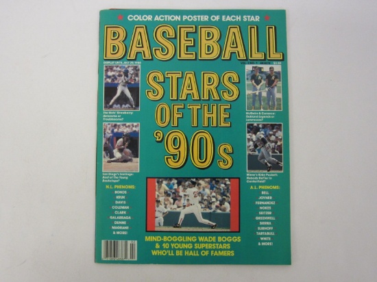 Devon White LA Angels Signed Autographed Baseball Stars Magazine Certified CoA