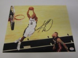 Kawhi Leonard San Antonio Spurs Signed Autographed 8x10 Photo Certified CoA