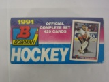 Factory Sealed 1991 Bowman Hockey Trading Card Box Complete Set