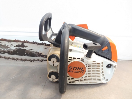 Stihl Ms 192 Tc Tree Commercial Gas Powered Chainsaw Heavy Construction Equipment Light Equipment Support Landscape Commercial Lawncare Lawn Landscape Support Chainsaws Online Auctions Proxibid