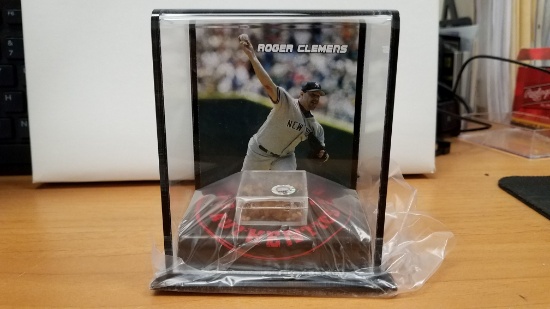 ROGER CLEMENS GAME USED INFIELD DIRT MOUNTED MEMORIES