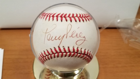 TONY PERZ AUTOGRAPHED BASEBALL JSA COA