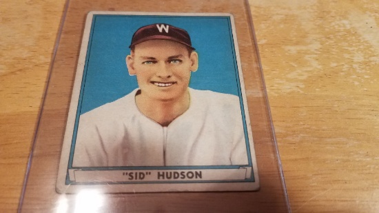 1941 SID HUDSON PLAYBALL CARD